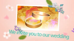 online wedding invitation video