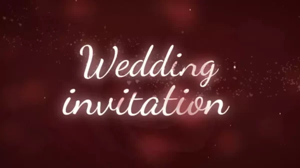 video for wedding invitations