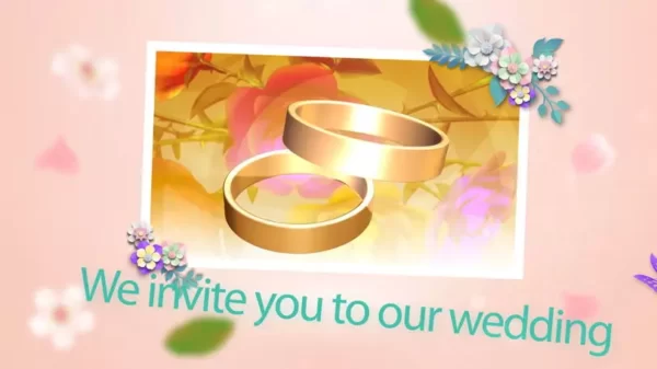 online wedding invitation video